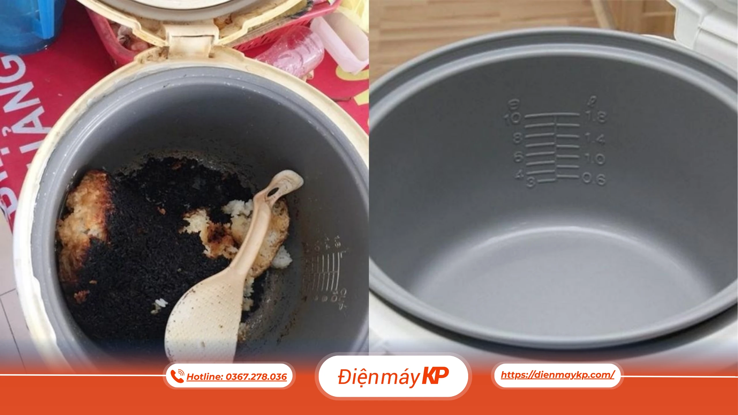 6 nguyên nhân khiến nồi cơm điện bị cháy