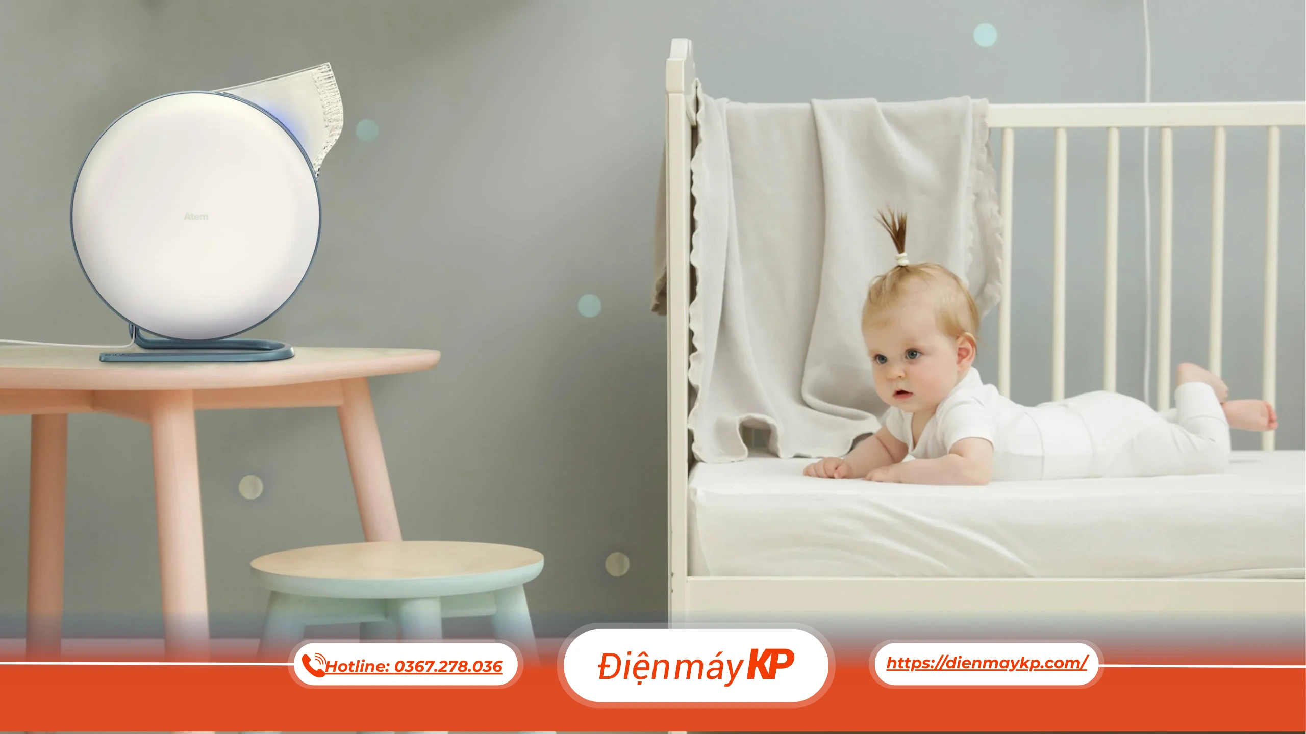 Máy lọc không khí cho trẻ sơ sinh có thực sự cần thiết | Phố Điện Máy