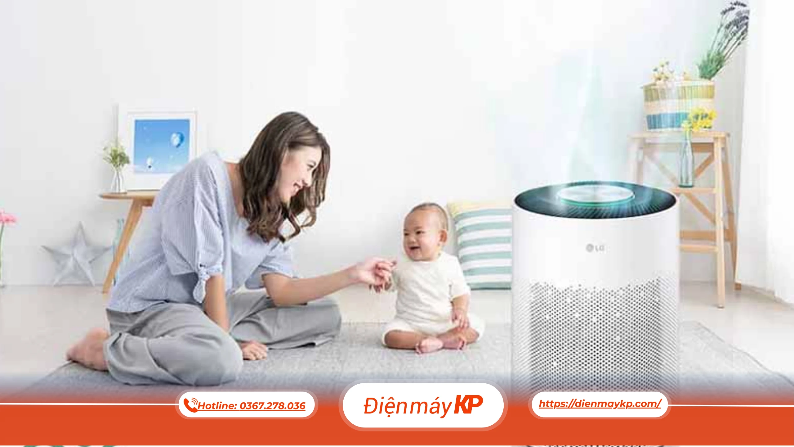 Máy lọc không khí cho trẻ sơ sinh có thực sự cần thiết | Phố Điện Máy