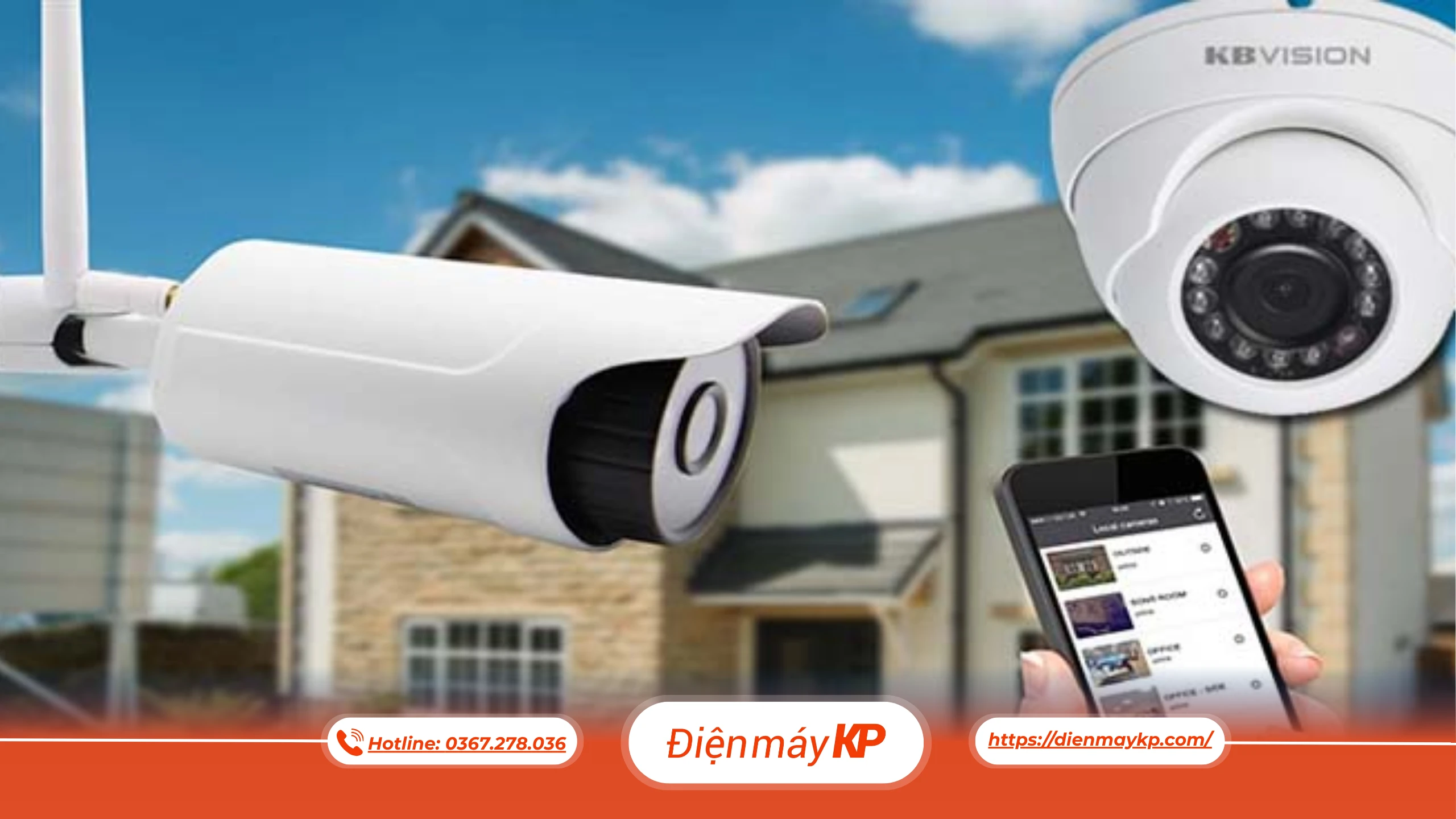 các loại camera phổ biến, camera an ninh, cách chọn camera, dienmay kp
