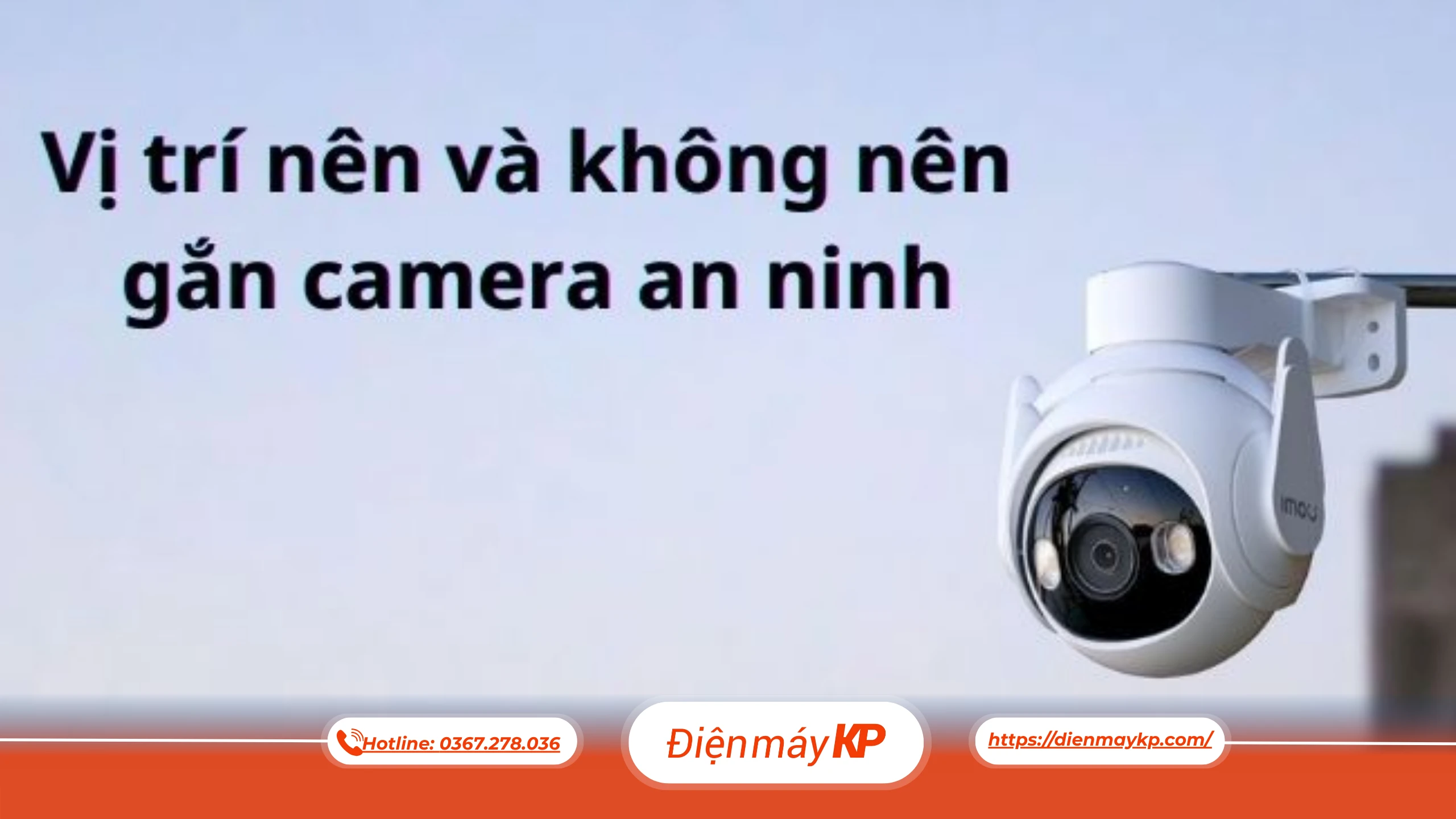 7 vị trí không nên gắn camera trong nhà