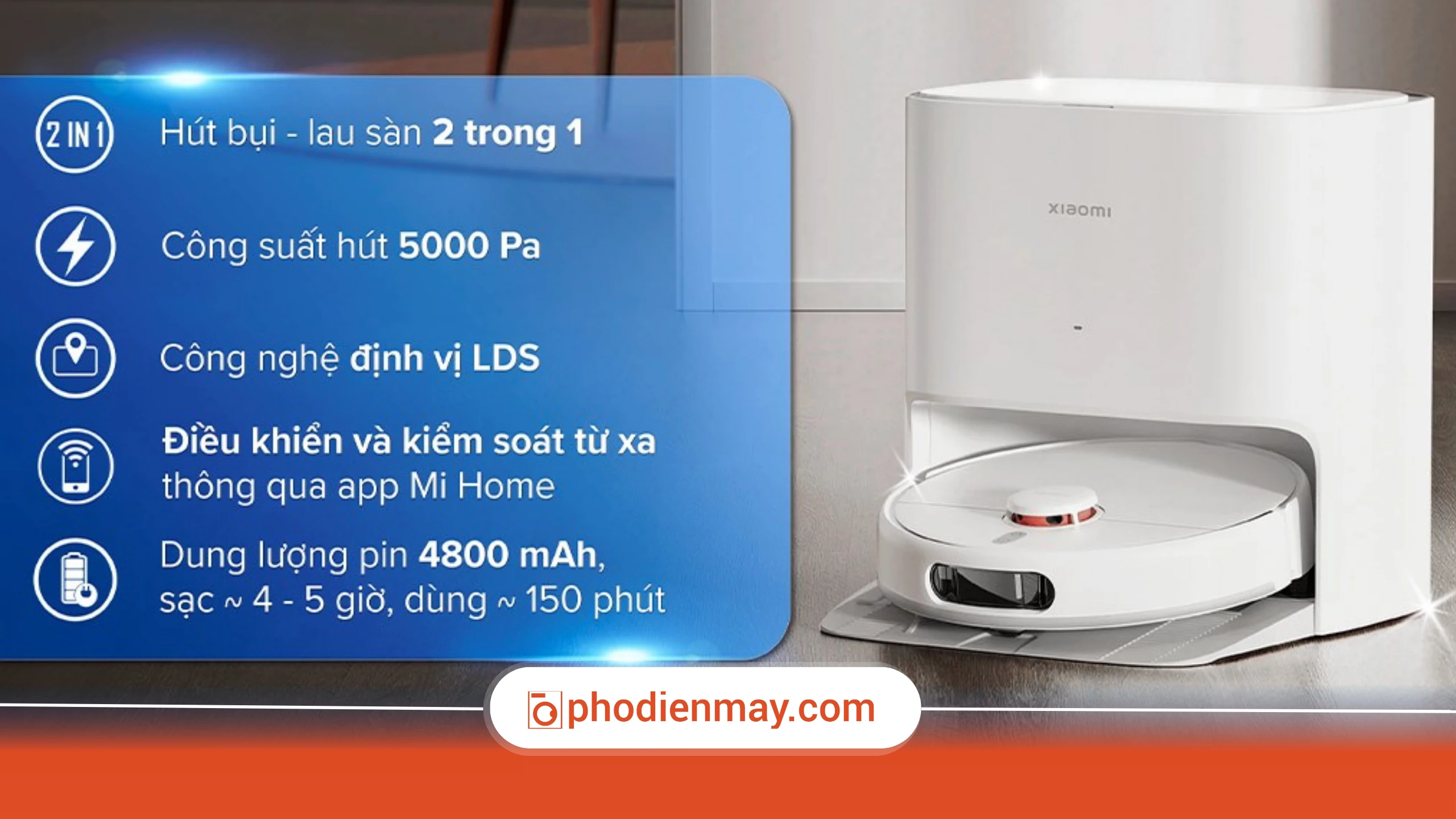 Robot hút bụi cho gia đình