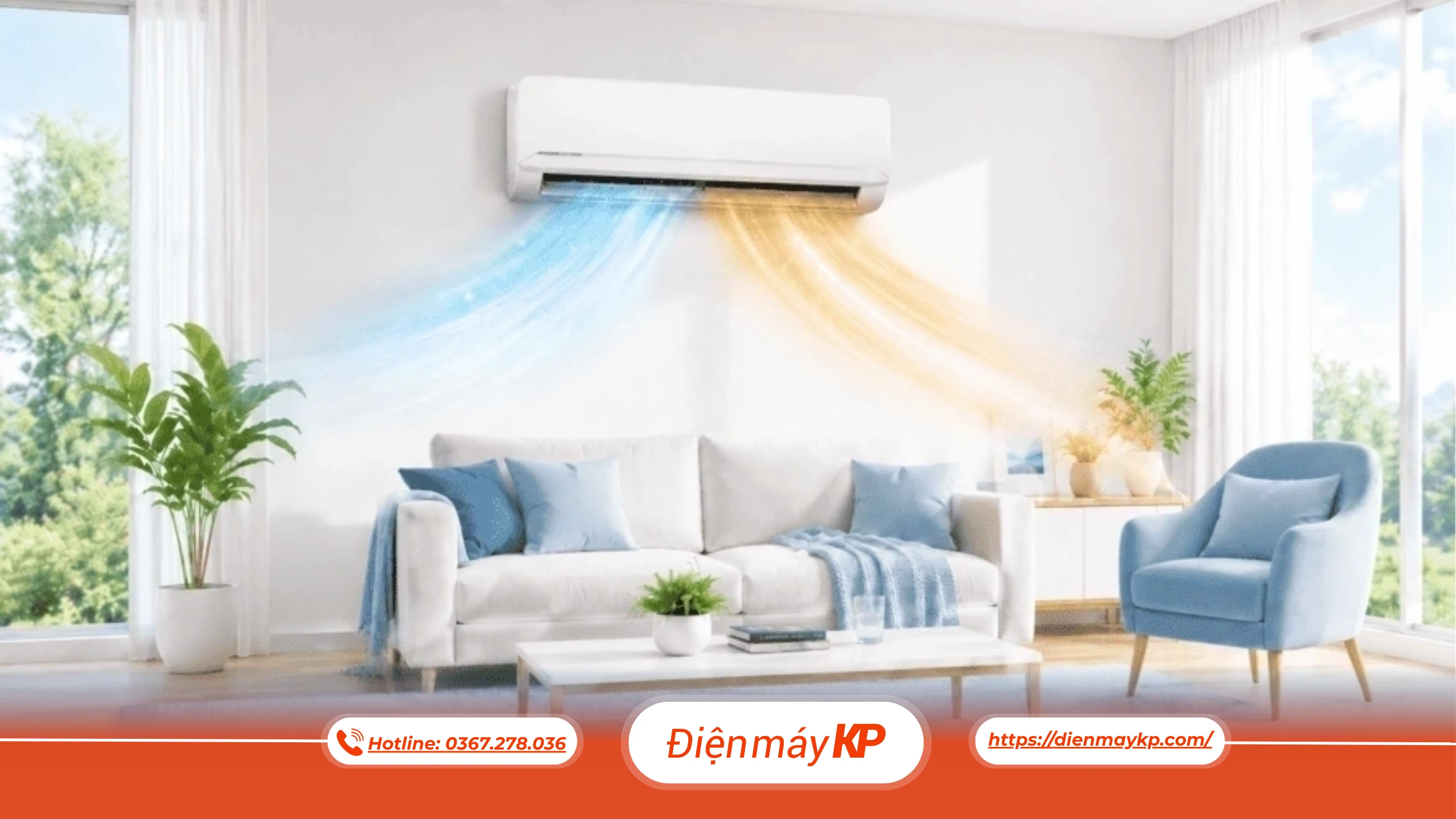 cách dùng điều hòa tiết kiệm, tiền điều hòa mỗi tháng, điều hòa tiết kiệm điện, dienmayKP
