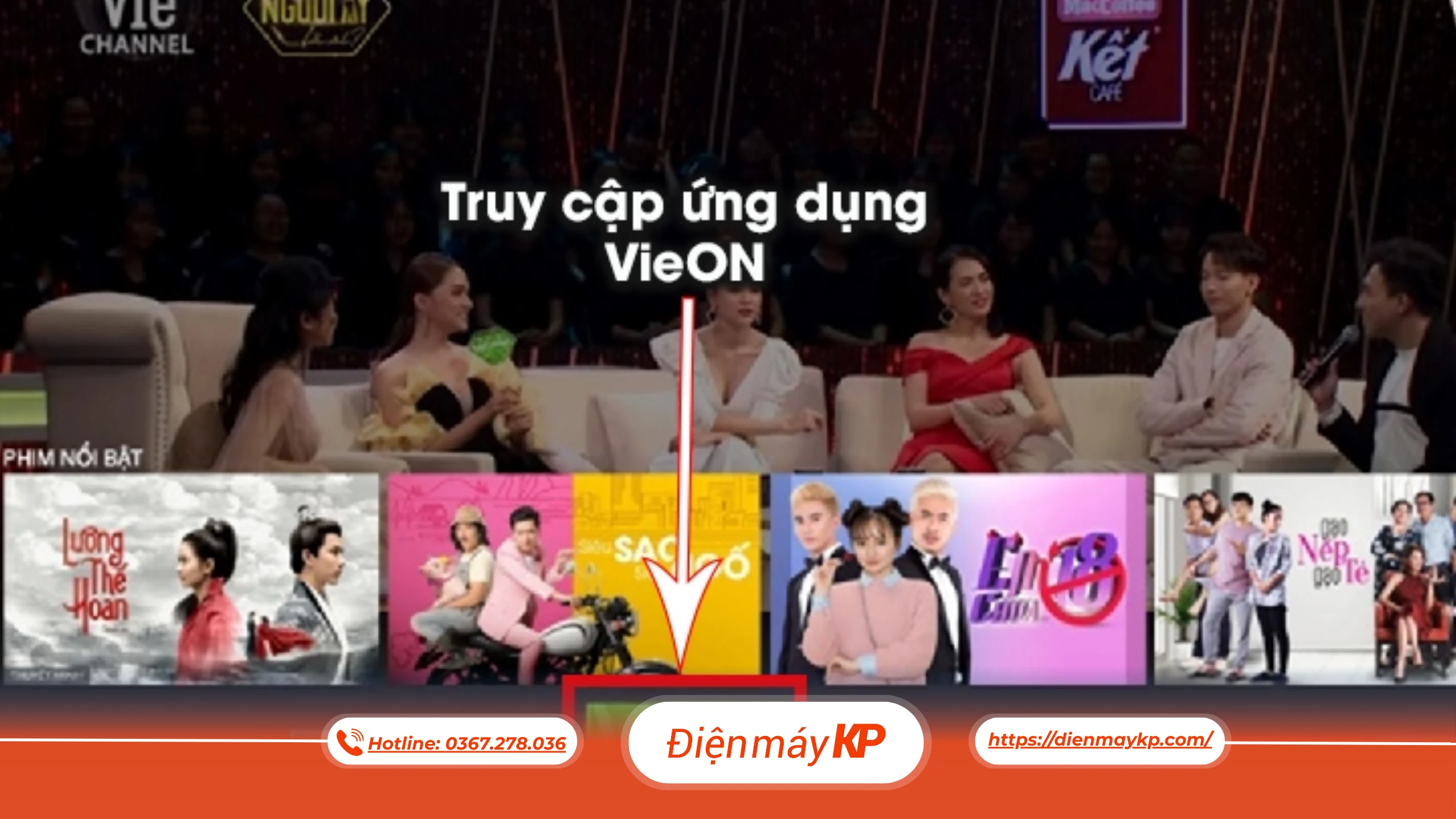 ứng dụng tivi phổ biến, cách tải ứng dụng tivi, ứng dụng xem phim trên tivi, dienmayKP
