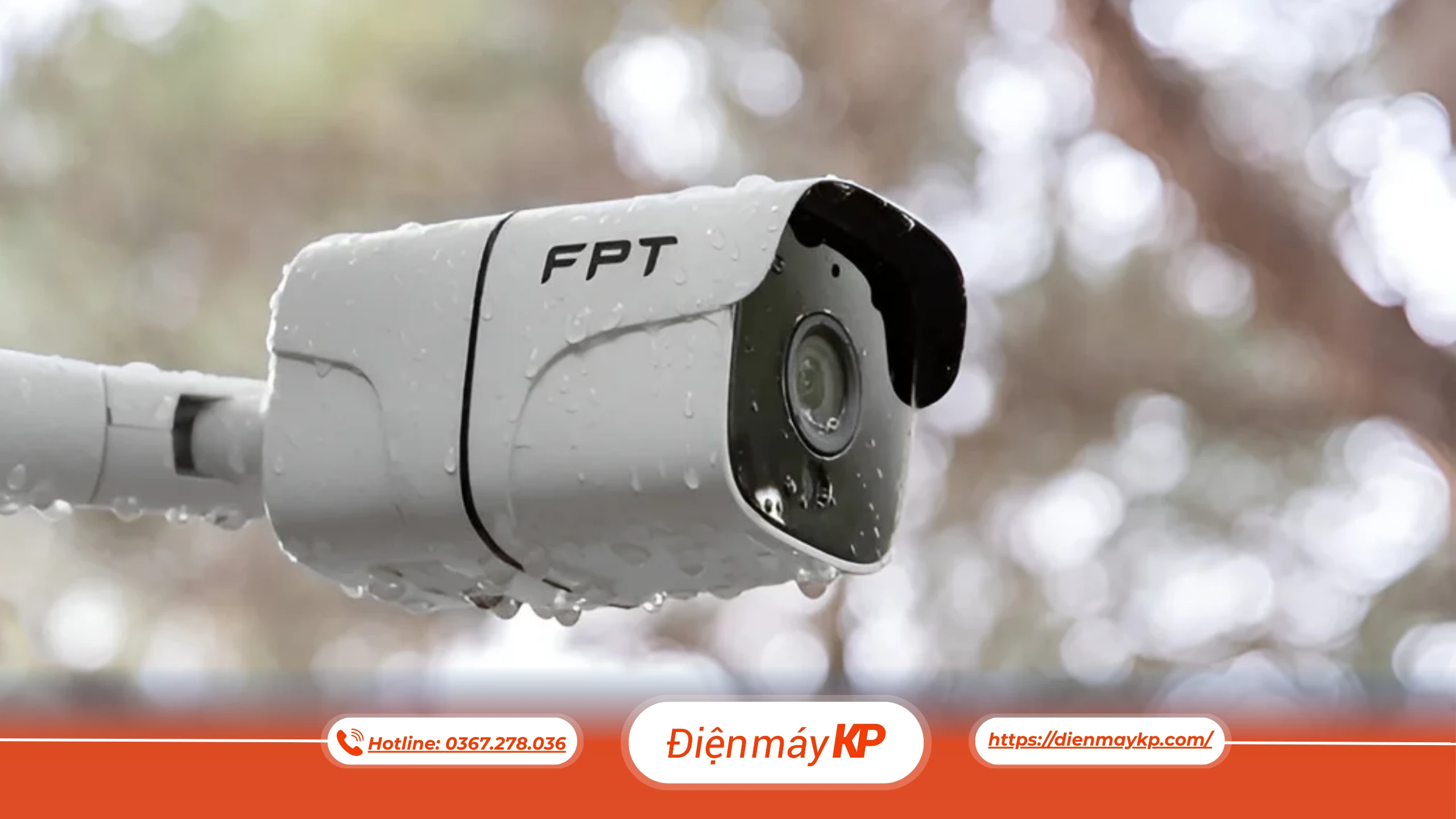 camera bị nước vào, xử lý camera bị vô nước, camera an ninh bị ẩm, dienmayKP