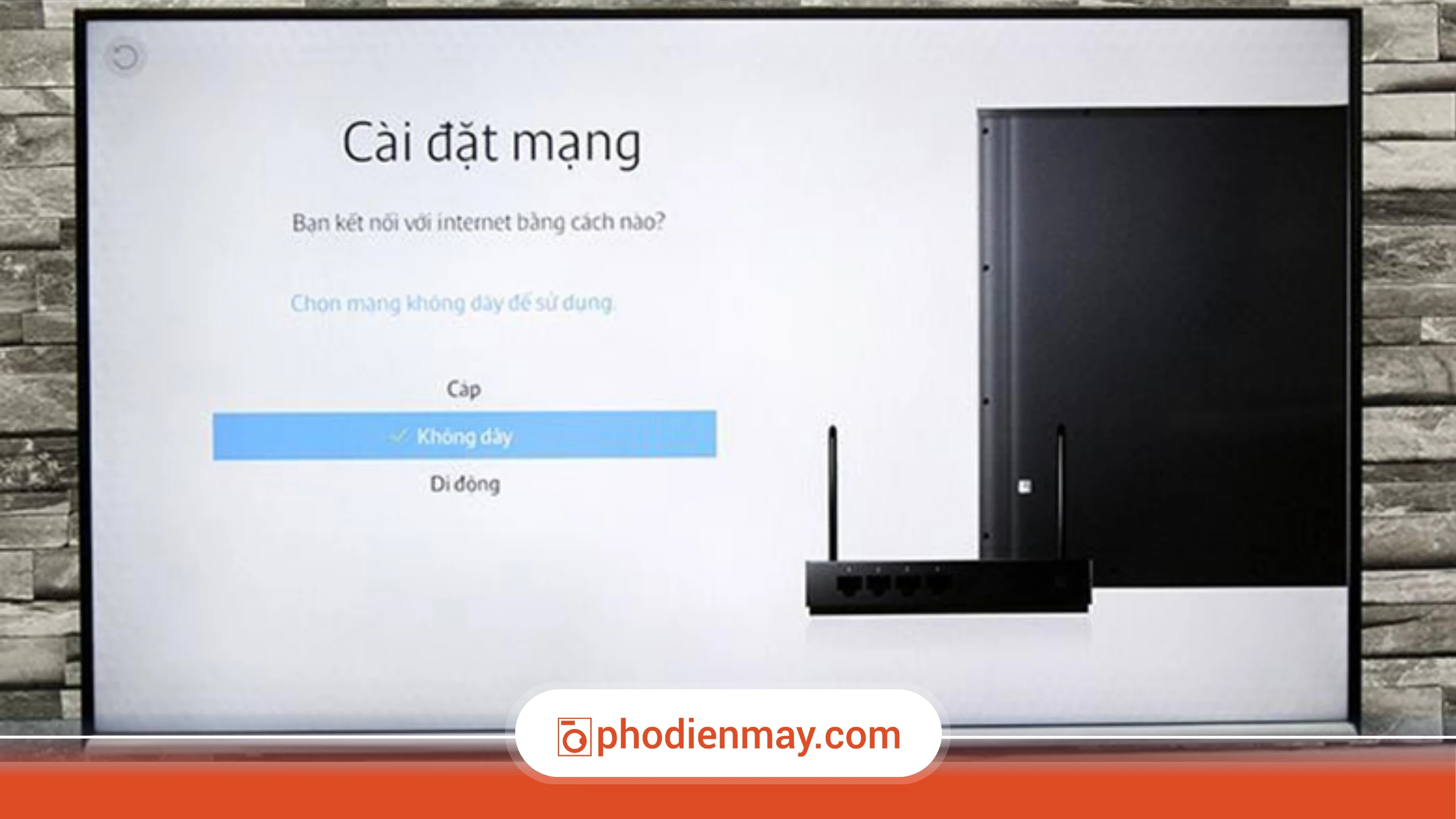 Smart TV không kết nối được WiFi – Nguyên nhân & cách xử lý | Phodienmay.com