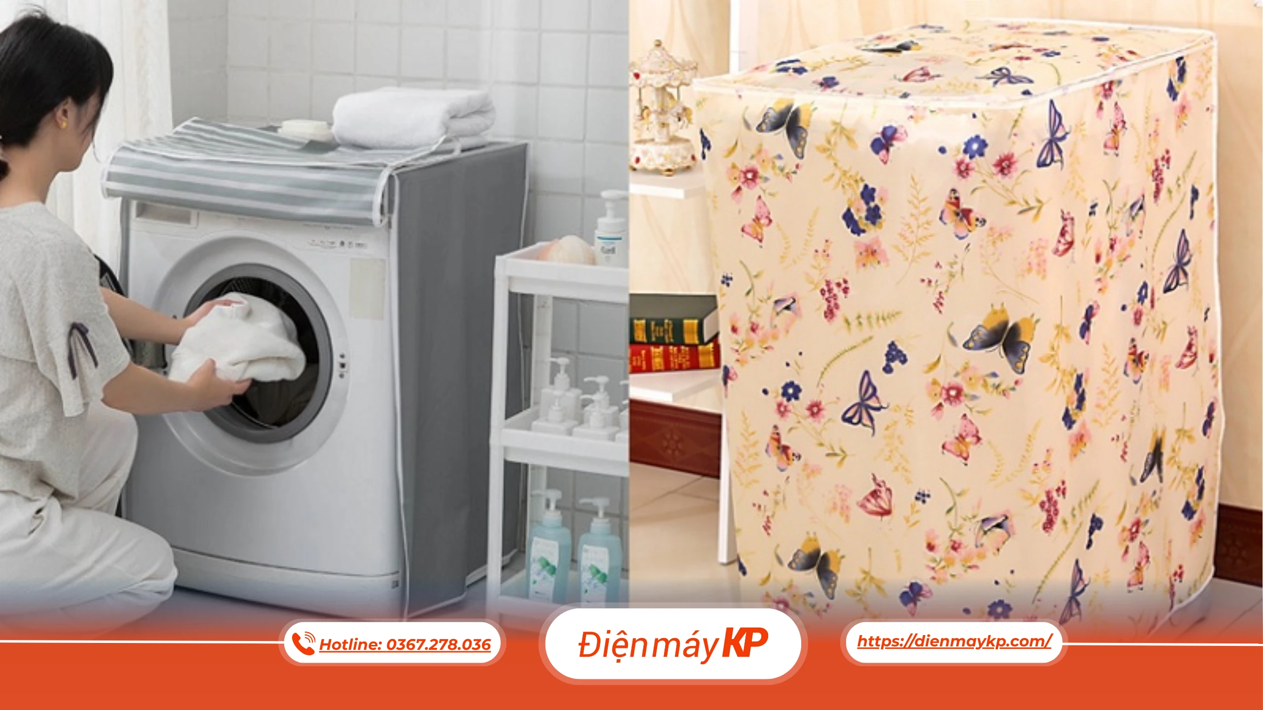 Có nên che phủ máy giặt khi không sử dụng?