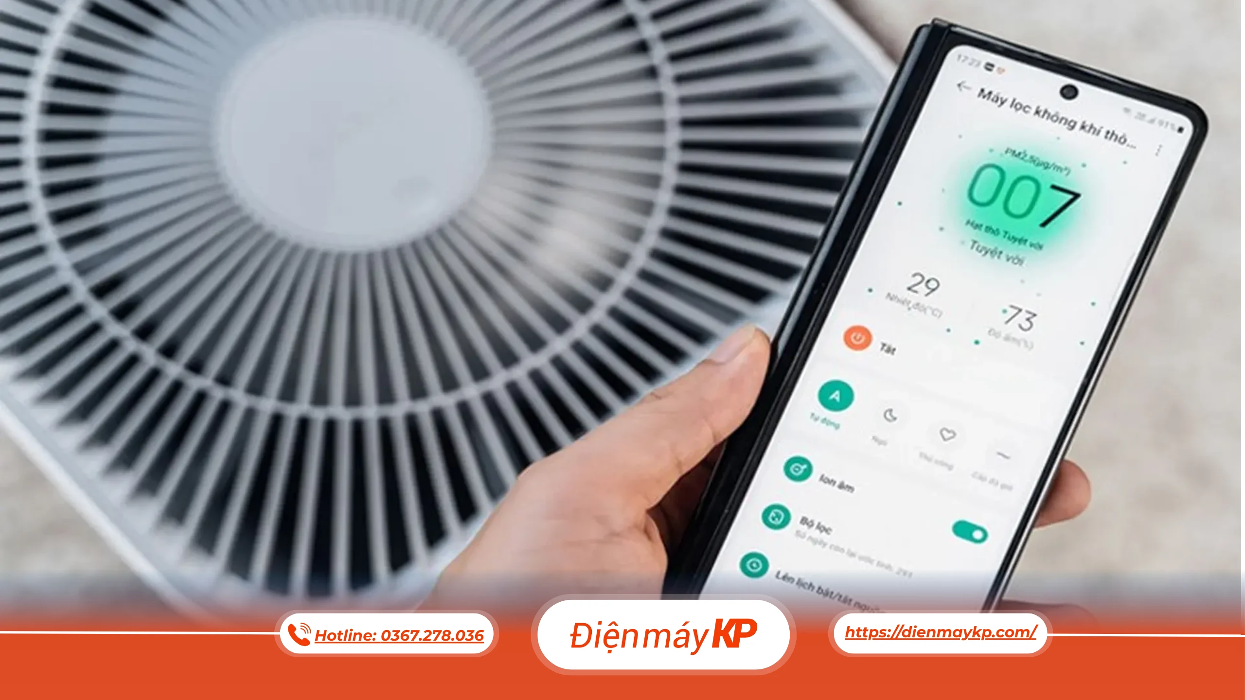 Máy Lọc Không Khí Điều Khiển Bằng Điện Thoại Là Gì?