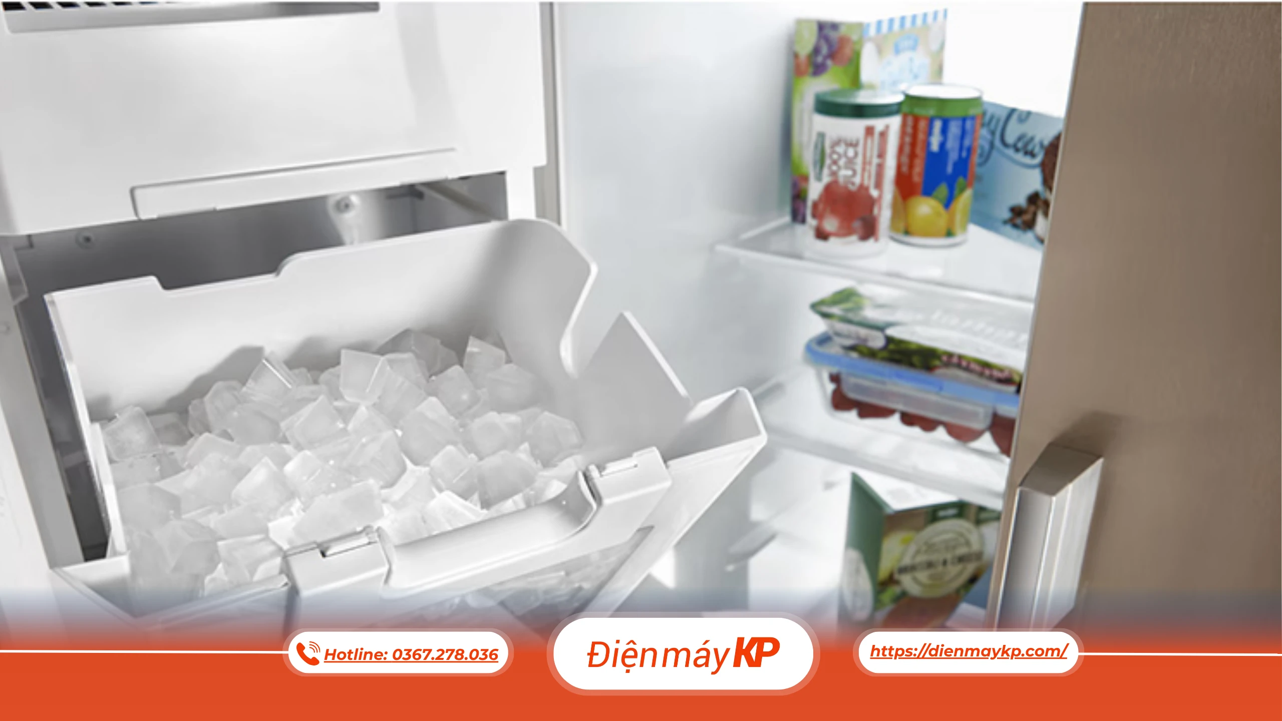 Tủ lạnh làm đá chậm khi nhiệt độ ngoài trời tăng cao
