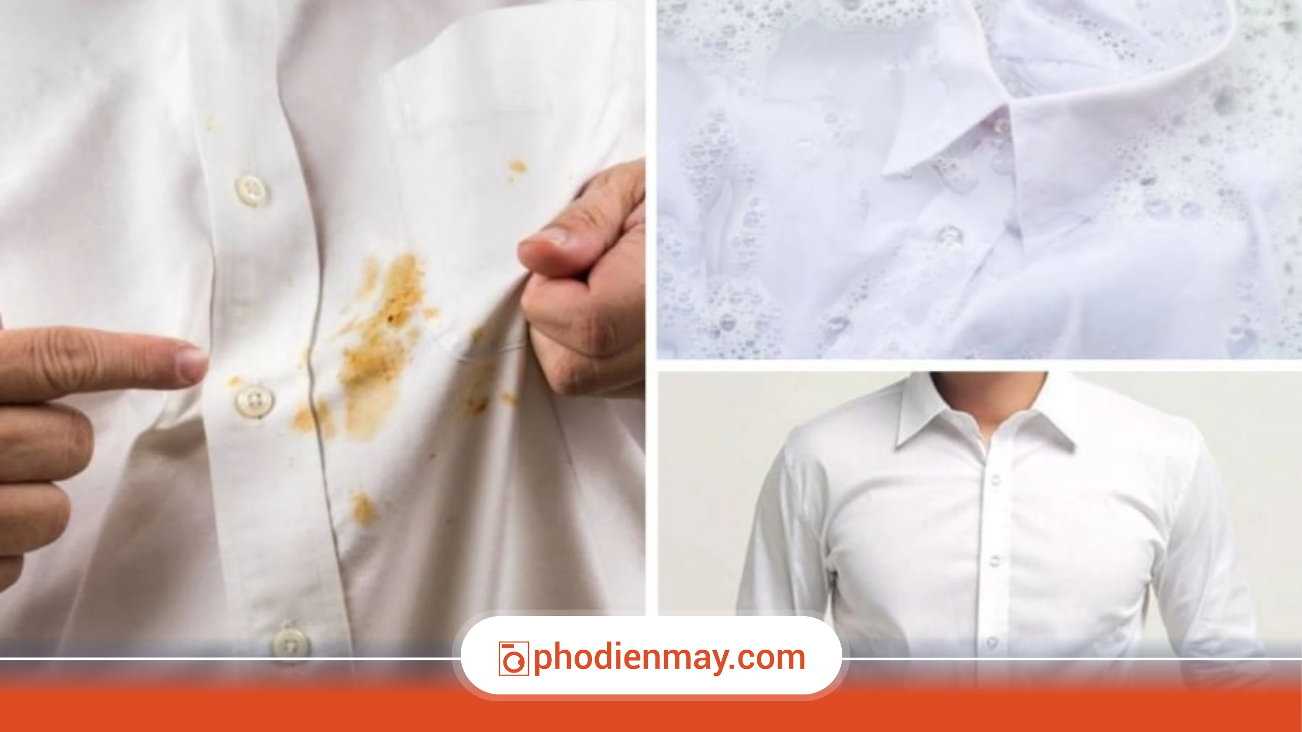 Vì sao quần áo trắng giặt mùa hè dễ ố vàng?