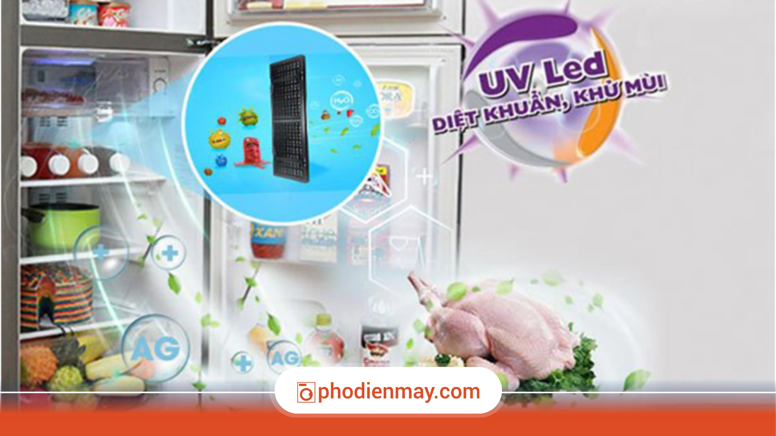 Tủ lạnh tích hợp khử khuẩn có thực sự hiệu quả không?