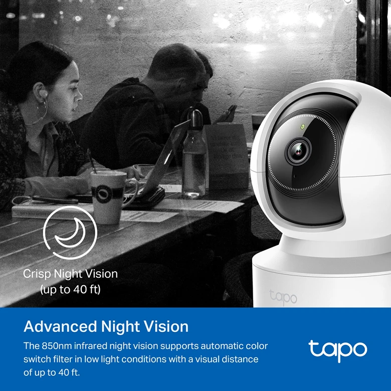 Camera WiFi TPLink Tapo C222 quay đêm