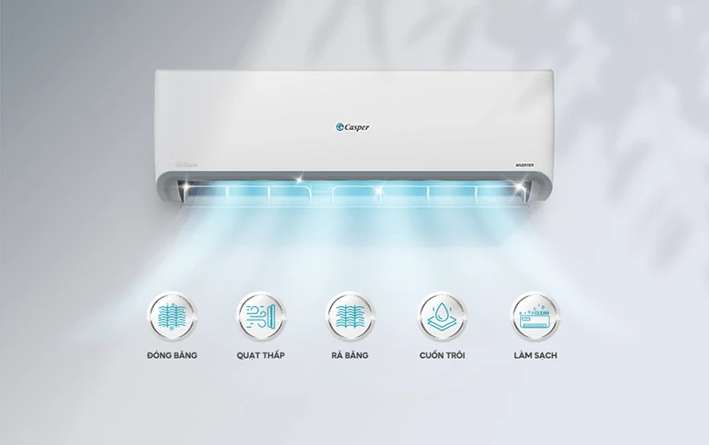 Tự động làm sạch là điều rất cần thiết hiện nay - Điều hòa Casper GC-09IS35 Inverter