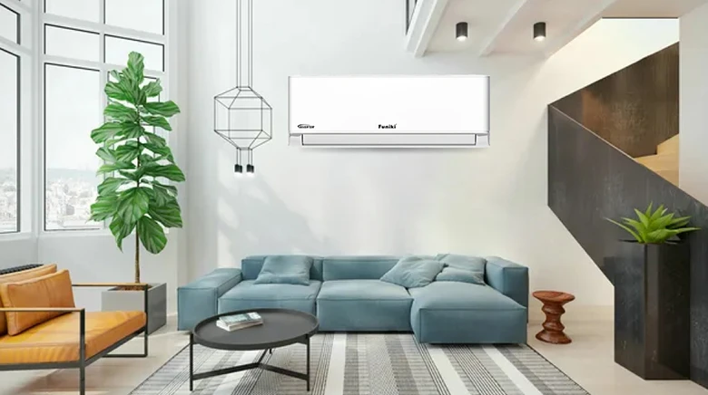 Thiết kế hiện đại của điều hoà Funiki 1 chiều Inverter 18000 BTU HIC18TMU