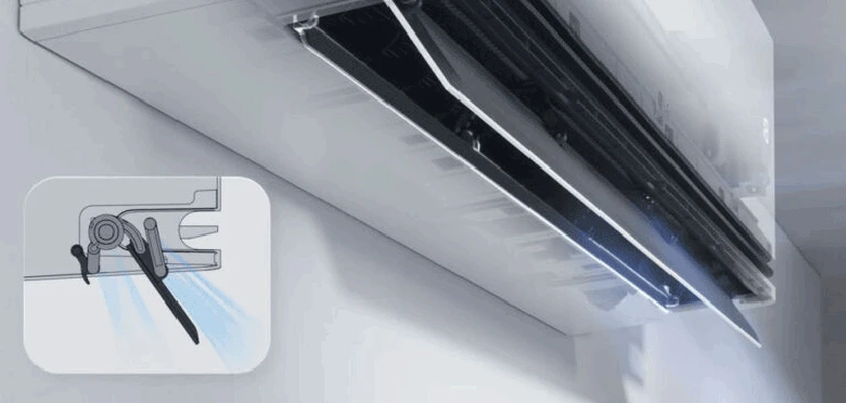 Cánh vẫy kép Dual Vane của điều hòa LG IDH09M1