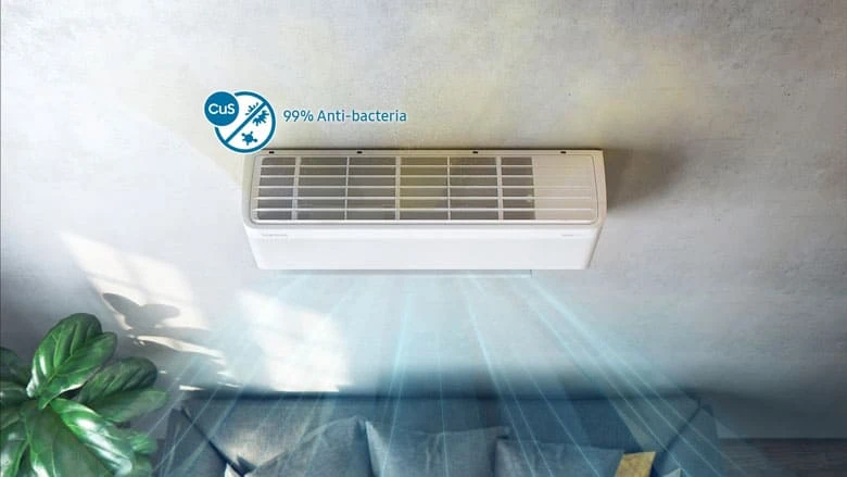 Điều hòa Samsung Inverter 9000BTU AR10CYFAAWKNSV - Bộ lọc Copper Anti-bacteria Filter