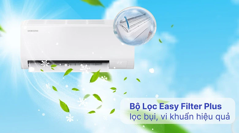 Loại bỏ vi khuẩn, nấm mốc - Điều hòa Samsung AR10DYHZAWKNSV 1 chiều Inverter 9000 BTU 