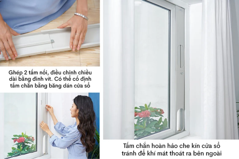 Máy điều hoà di động thông minh FujiE MPAC12 - Lắp đặt