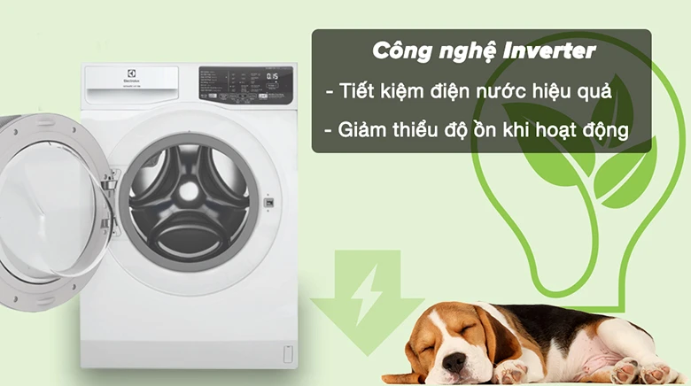Máy giặt Electrolux UltimateCare 100 Inverter 9 kg EWF9025DQWB - Công nghệ Inverter