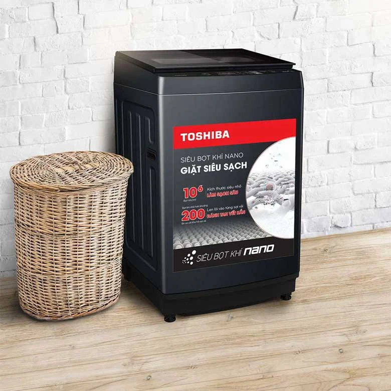Máy giặt Toshiba Inverter 13 kg AW-DUM1400LV (MK) - Thiết kế sang trọng, tinh tế