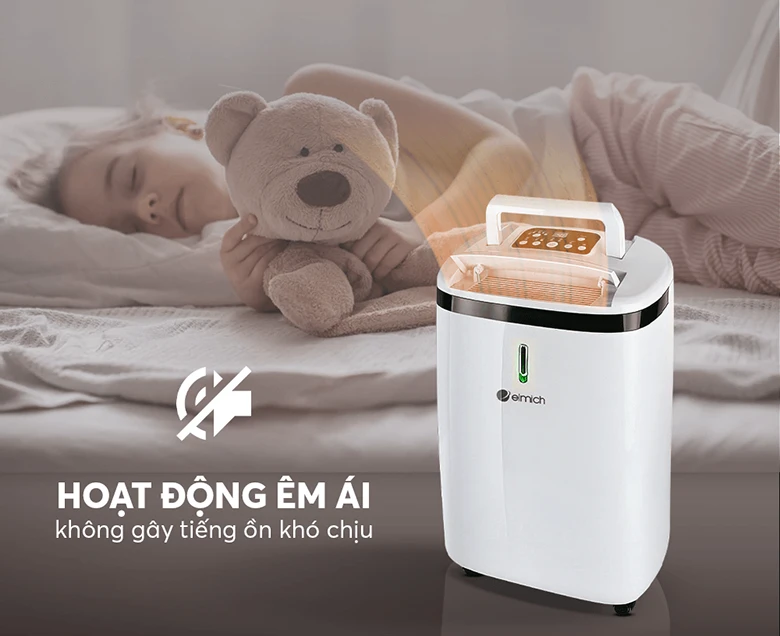 Máy hút ẩm Elmich DE-3923  độ ồn thấp