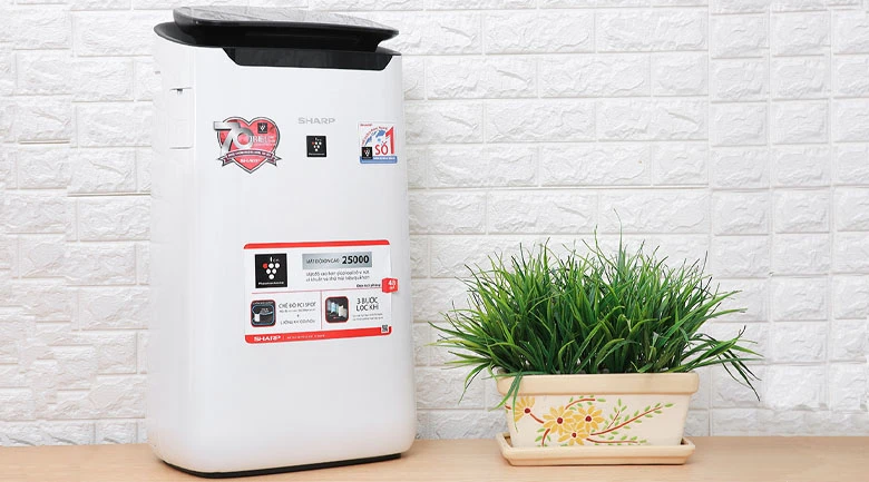 Máy lọc không khí FP-J60E-W thiết kế nhỏ gọn và thanh lịch
