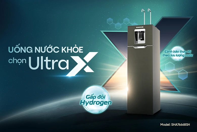 Máy lọc nước RO UltraX Sunhouse SHA76668SH 11 lõi