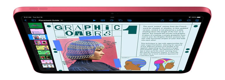 Máy tính bảng Apple iPad 10 2022 WiFi 64GB Pink MPQ33ZA/A - HĐH iPadOS 16 mới nhất