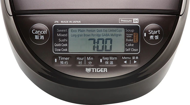 Nồi cơm điện tử cao tần áp suất Tiger JPK-W18W-T thực hiện vệ sinh đơn giản