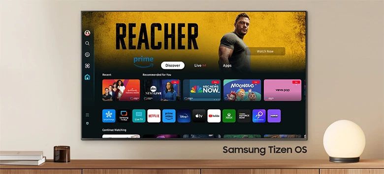 Hệ điều hành Tizen OS - Smart Tivi QLED Samsung 4K 65 inch QA65Q60D