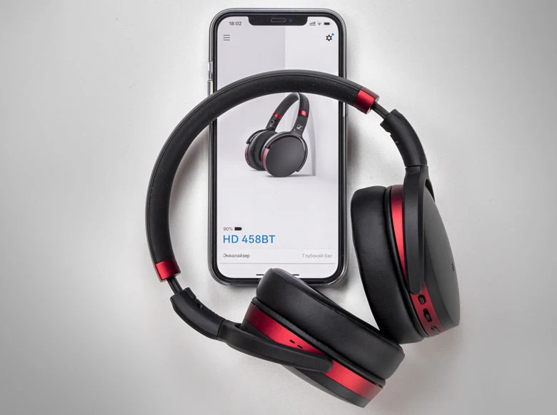 Tai nghe Sennheiser chụp tai có mic HD 458BT - Tuỳ chỉnh nâng cao, cá nhân hoá tai nghe