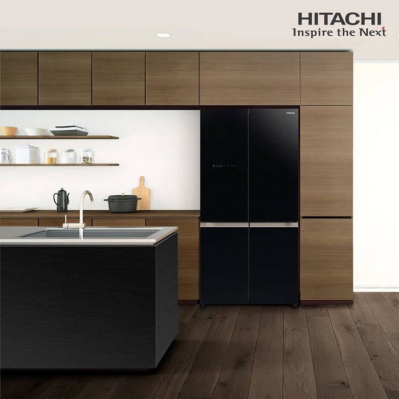 Tủ lạnh Hitachi Inverter 569 lít R-WB640VGV0(GBK) thiết kế thời thượng