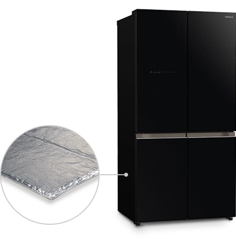 Tủ lạnh Hitachi Inverter 569 lít R-WB640VGV0(GBK) cách nhiệt chân không VIP