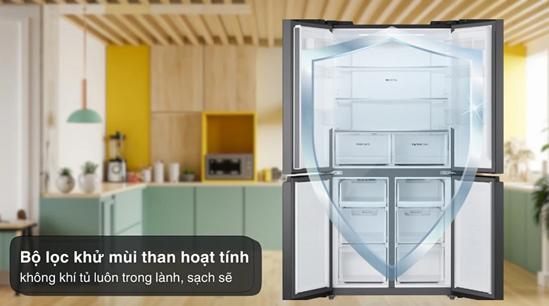 Tủ lạnh LG LFB47BLG - Bộ lọc than hoạt tính, khử mùi kháng khuẩn hiệu quả