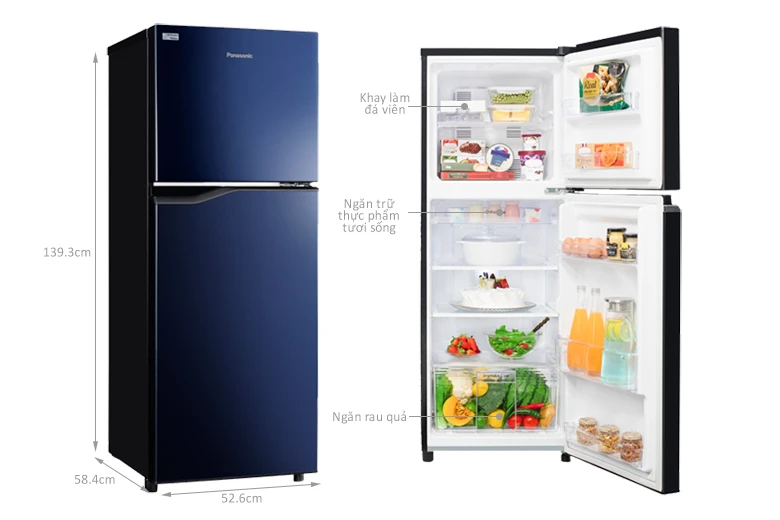 Kích thước tủ lạnh Panasonic NR-BA229PAVN